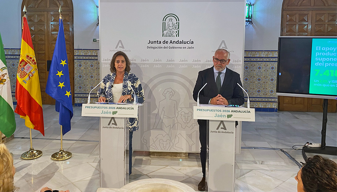 La Junta invertirá 365,9 millones en Jaén en 2026, por encima de la media andaluza