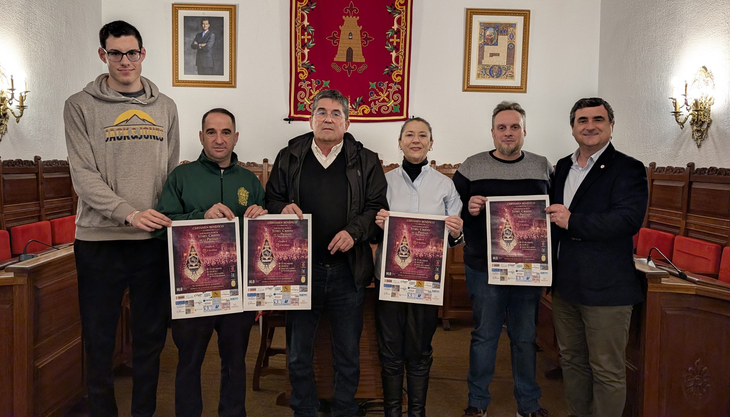 Torredonjimeno une música cofrade y solidaridad en un certamen benéfico a favor de Cáritas