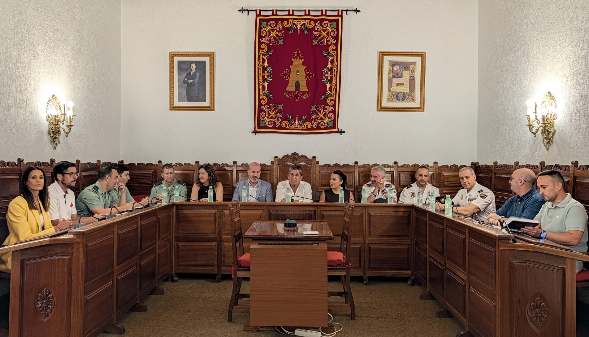 Reunión para coordina el dispositivo de seguridad de la Romería de Consolación 2026